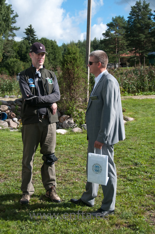 Organizer Kaidu Jalakas and Deputy Major of Tartu Raimond Tamm